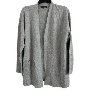 Love Ellie Women Gray Open Front Cardigan Sweater With Pockets Size XL